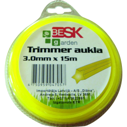Trimmera aukla 1.6mm15m zvaigzne
