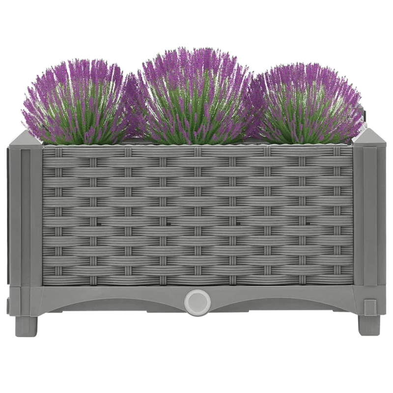 vidaXL puķu kaste, 40x40x23 cm, polipropilēns