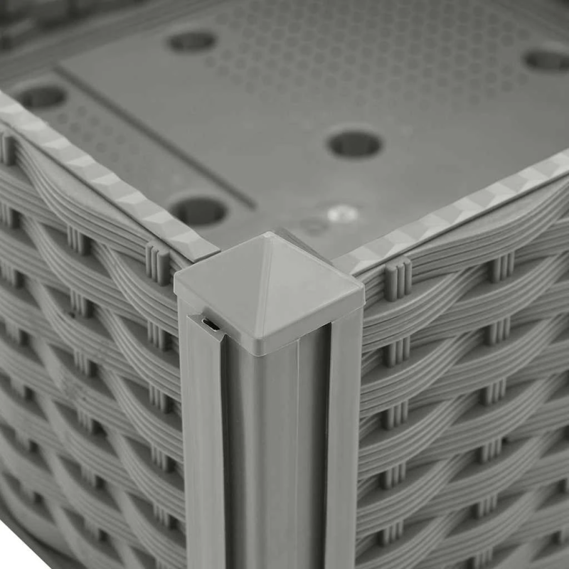 vidaXL puķu kaste, 160x40x23 cm, polipropilēns