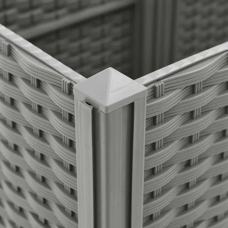 vidaXL puķu kaste, 160x40x38 cm, polipropilēns