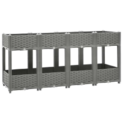 vidaXL puķu kaste, 160x40x71 cm, polipropilēns