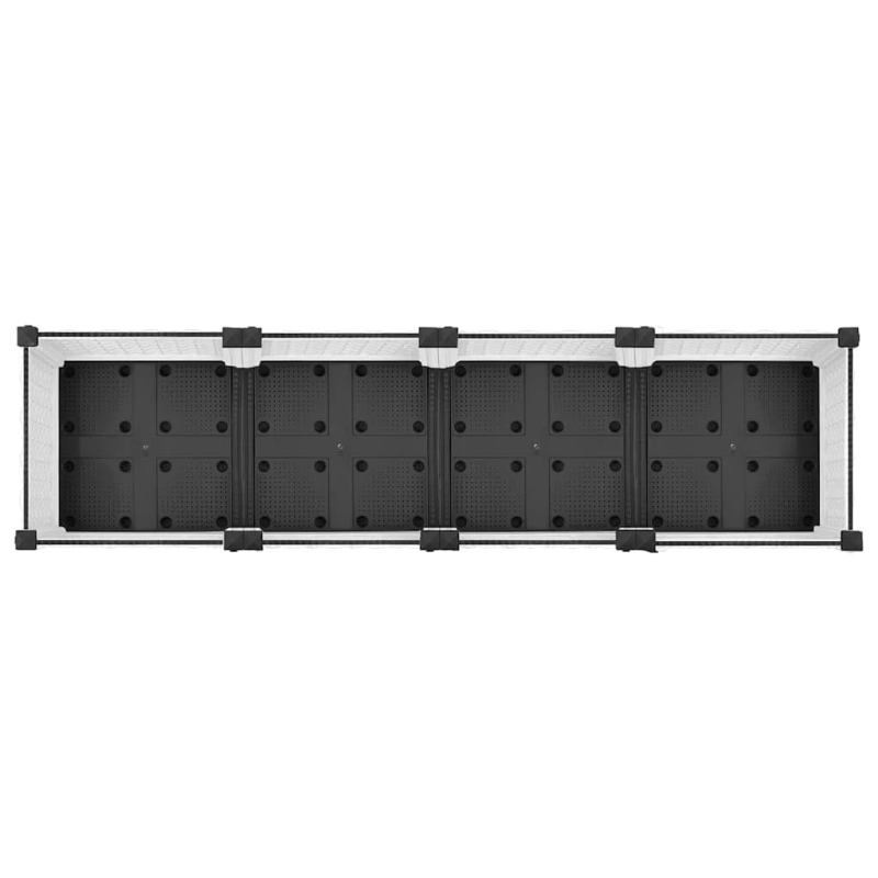 vidaXL puķu kaste, 160x40x23 cm, polipropilēns