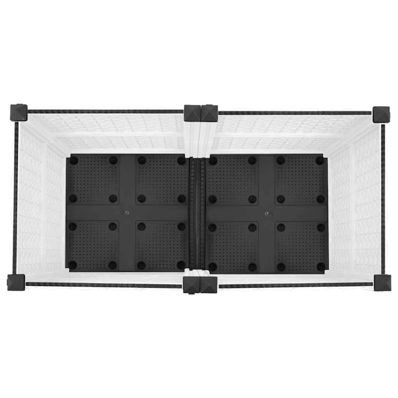 vidaXL puķu kaste, 80x40x38 cm, polipropilēns