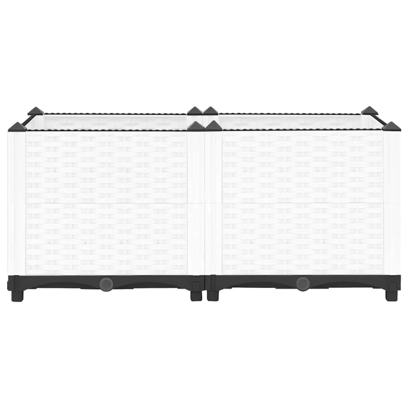 vidaXL puķu kaste, 80x40x38 cm, polipropilēns