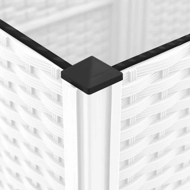 vidaXL puķu kaste, 120x40x38 cm, polipropilēns