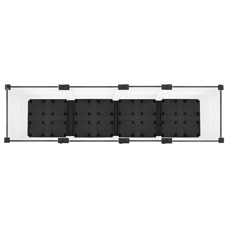 vidaXL puķu kaste, 160x40x38 cm, polipropilēns