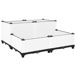 vidaXL puķu kaste, 80x80x38 cm, polipropilēns