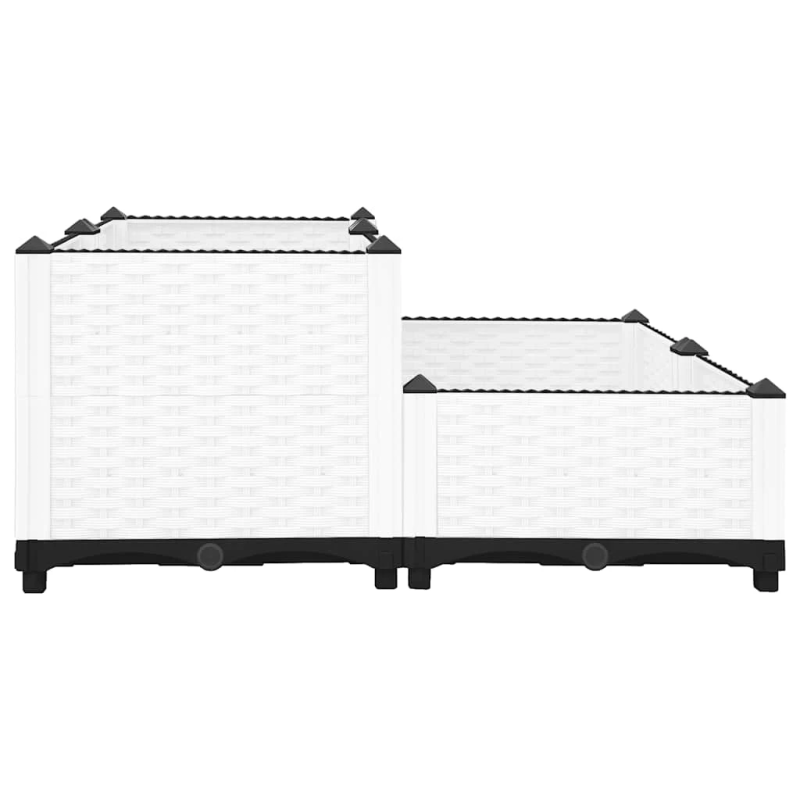 vidaXL puķu kaste, 80x80x38 cm, polipropilēns