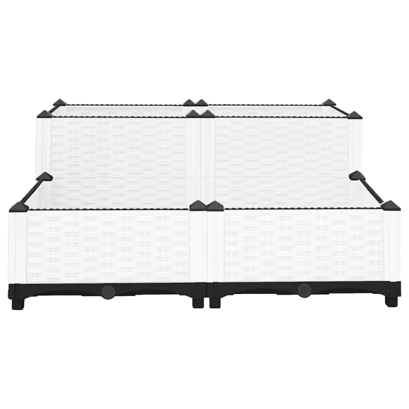 vidaXL puķu kaste, 80x80x38 cm, polipropilēns