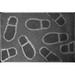 Kājslauķis 40x60cm Pēdas gumijas