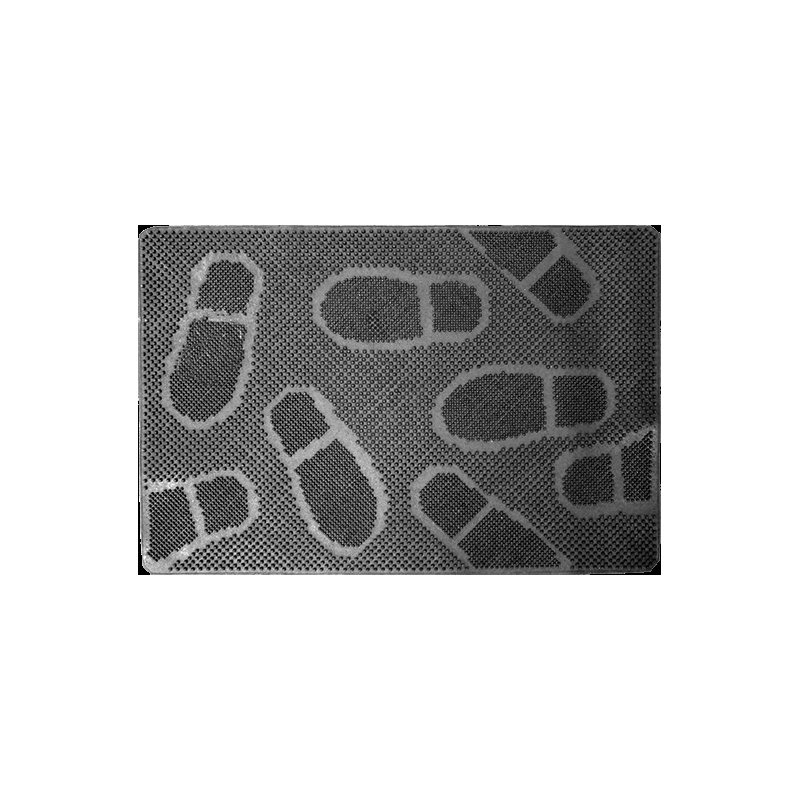 Kājslauķis 40x60cm Pēdas gumijas