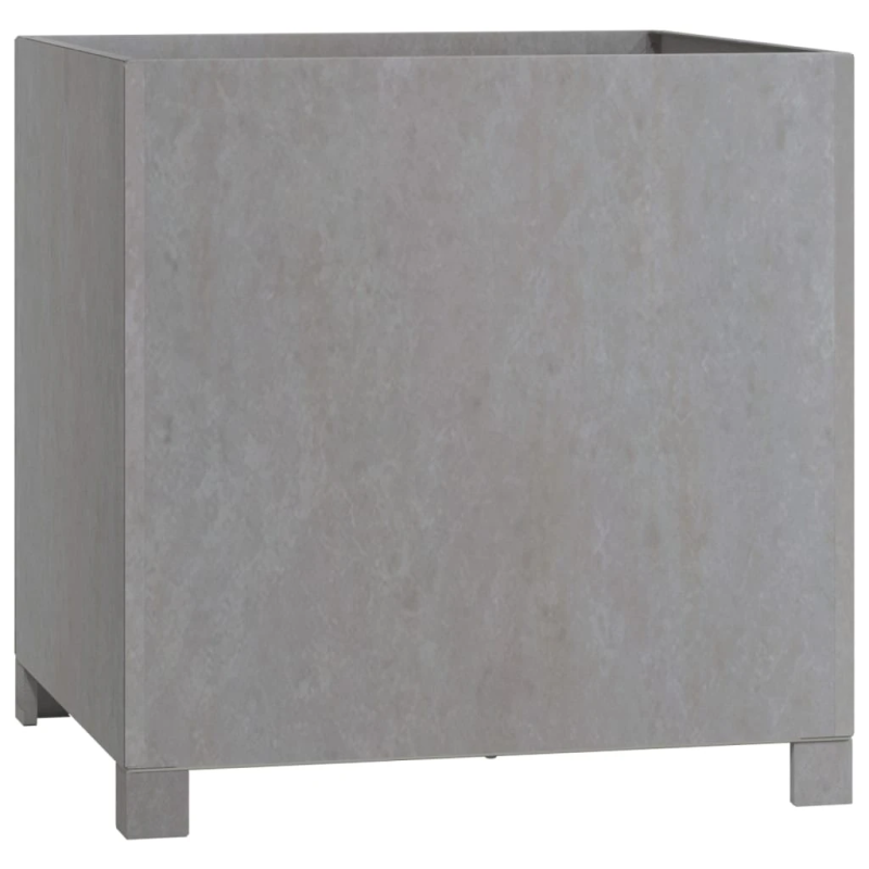 vidaXL puķu kaste ar kājām, rūsas krāsā, 50x50x50 cm, kortena tērauds