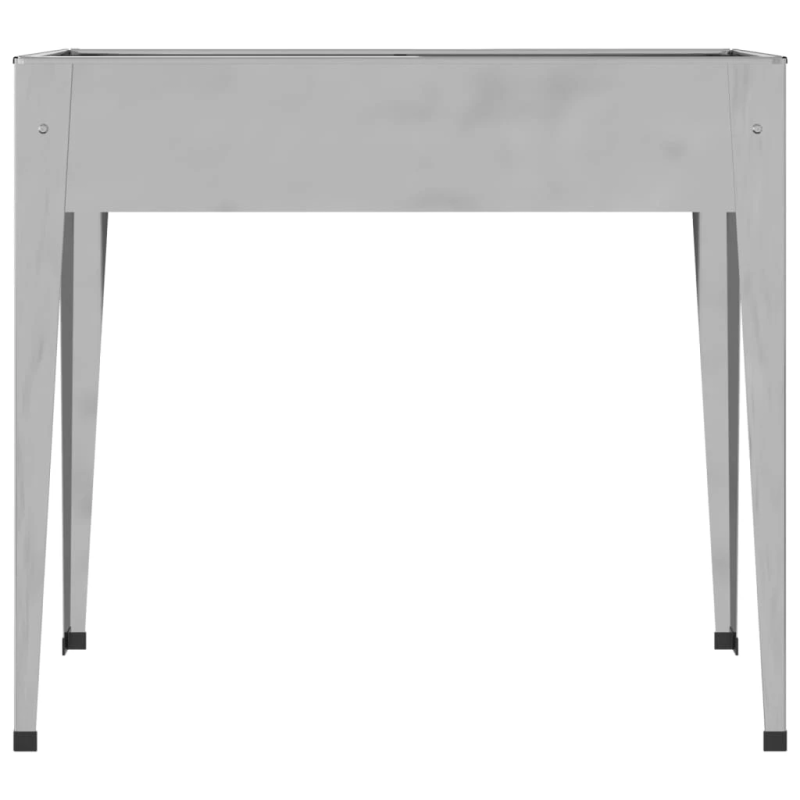 vidaXL dārza puķu kastes, 2 gab., cinkots tērauds