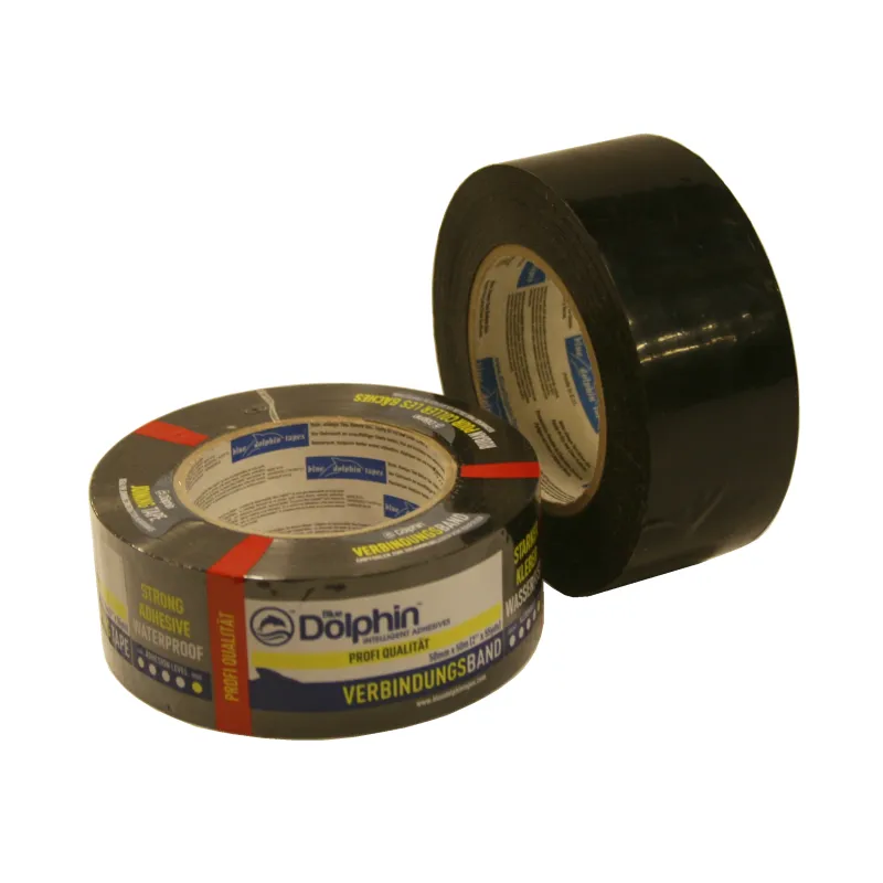 Līmlenta plēvju savienoš. melna 50mm 50m