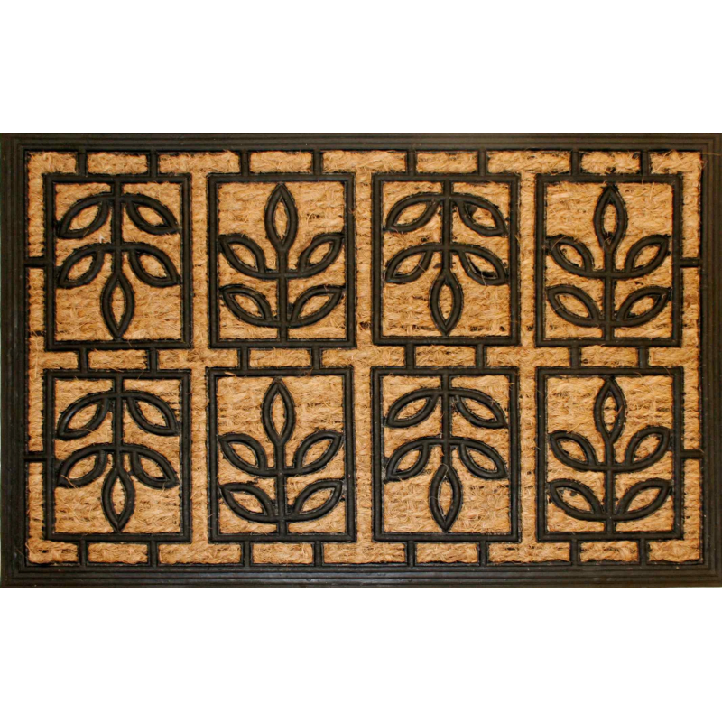 Kājslauķis 40x60cm kokosšķiedras ar gumiju lapiņas