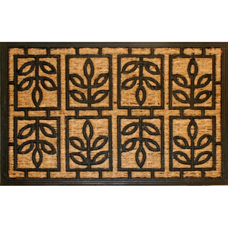 Kājslauķis 40x60cm kokosšķiedras ar gumiju lapiņas