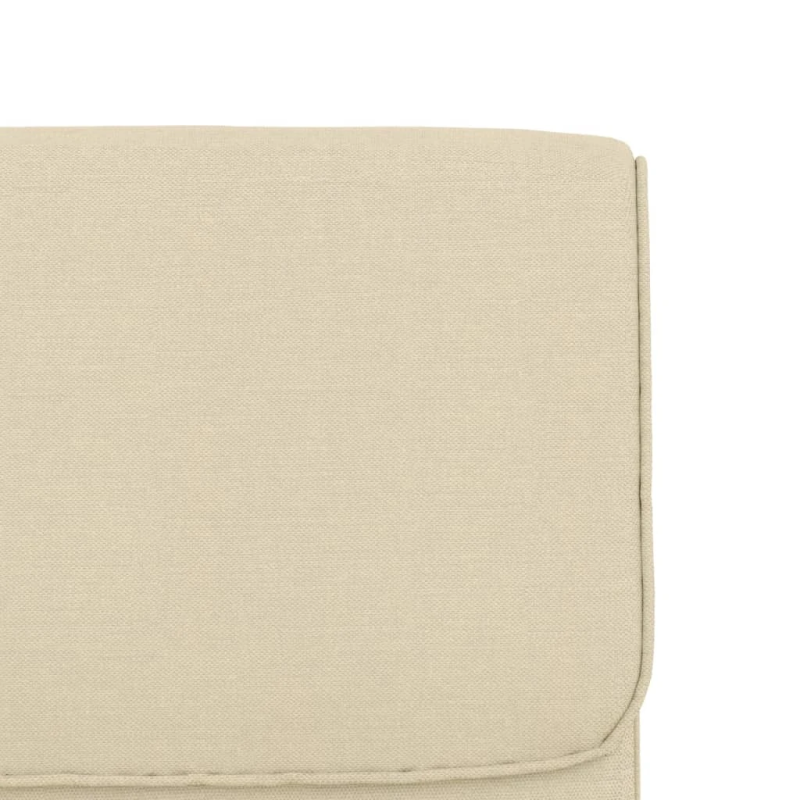 vidaXL atpūtas krēsls, 55x64x80 cm, krēmkrāsas audums