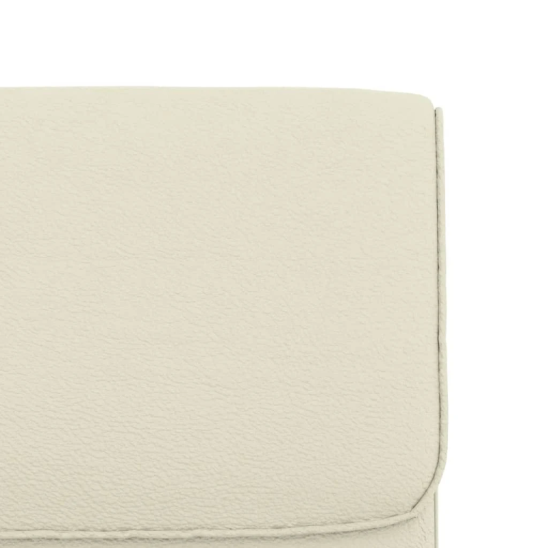 vidaXL atpūtas krēsls, krēmkrāsas, 55x64x80 cm, mākslīgā āda