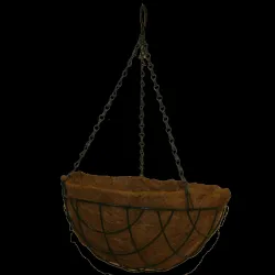 Pakabinamas gėlių vazonas su kokoso įdėklu 35cm