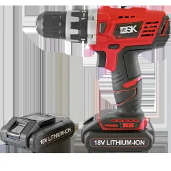 Skrūvgriezis ar akum. BCD18Li-2 18V dīvātr. ar 2 bat. BESK ,8,