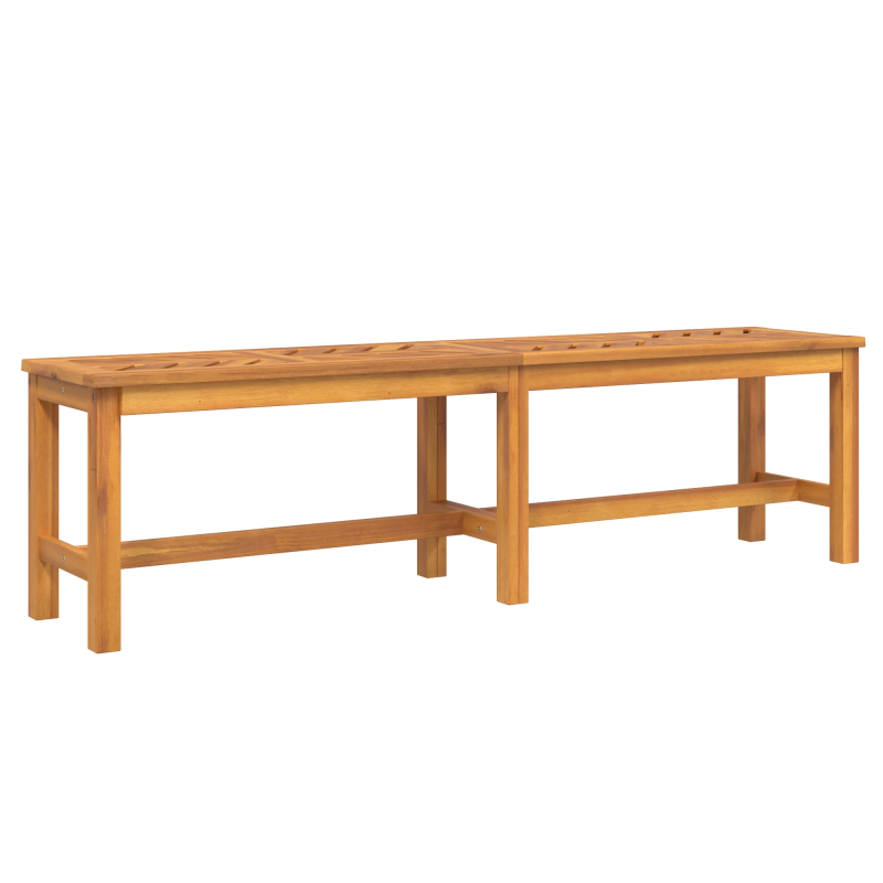 vidaXL Dārza ēdamgalds 4 pcs Brūna Cietā akācijas koks