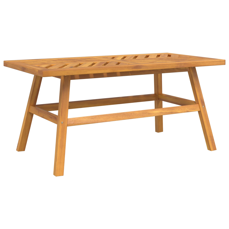 vidaXL Dārza atpūtas komplekts 4 pcs Brūna Cietā akācijas koks