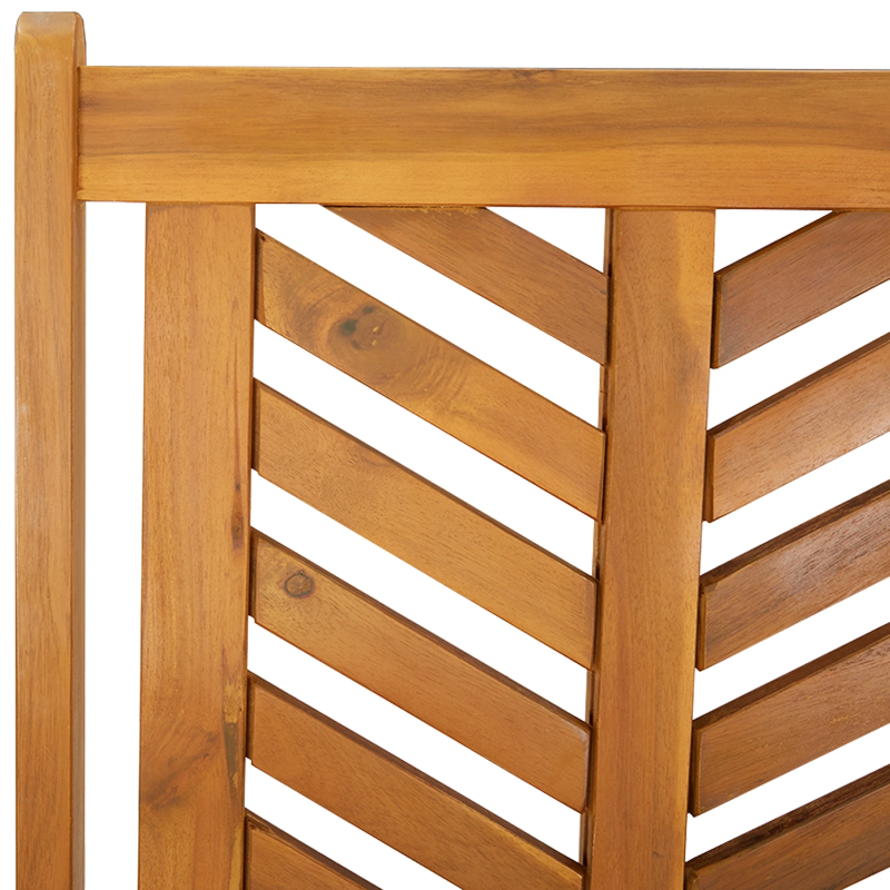 vidaXL Dārza krēsls 4 pcs Brūna 57 x 72 x 109 cm Cietā akācijas koks