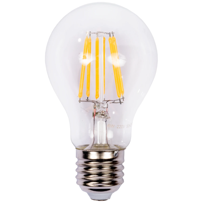 LED spuldze 6W E27 A60 480lm 2700k