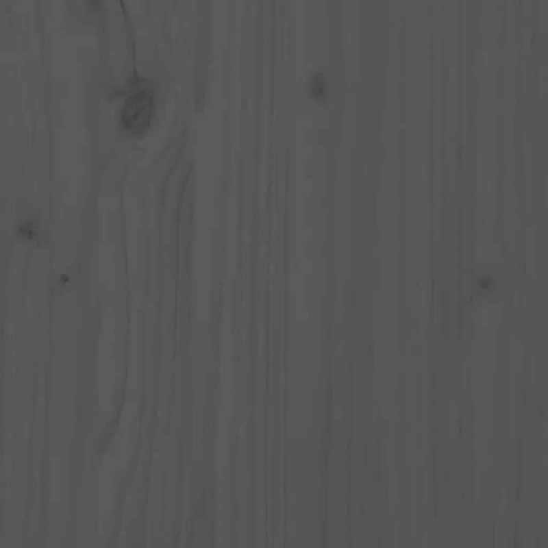 vidaXL dārza galds, 82,5x50,5x45 cm, priedes masīvkoks, pelēks