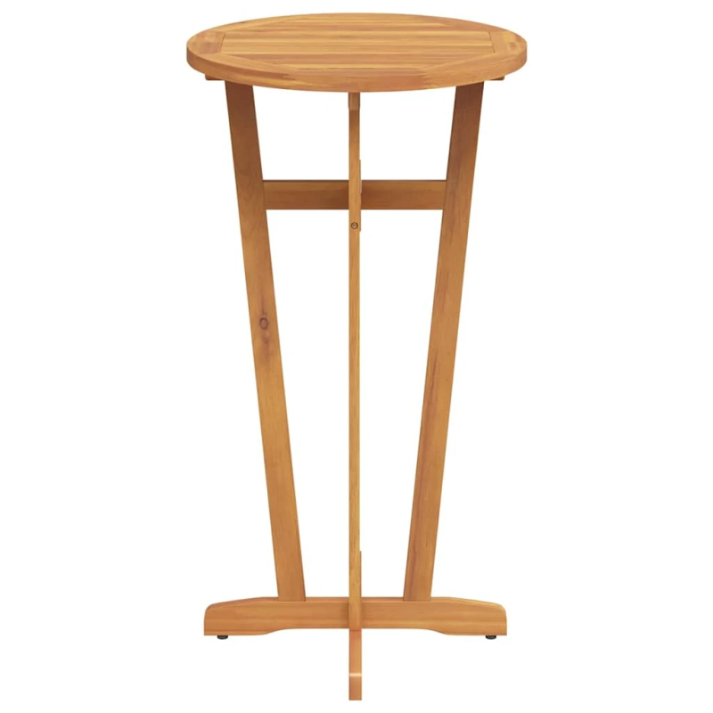 vidaXL dārza bāra galds, DIA60x105 cm, akācijas masīvkoks