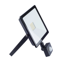 Prožektors LED 30W-IP44-4000k ar sensoru melns