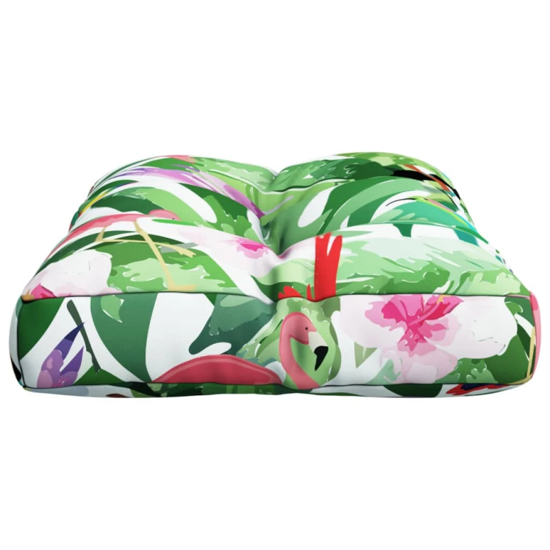 vidaXL palešu spilvens, 50x40x12 cm, audums, daudzkrāsains