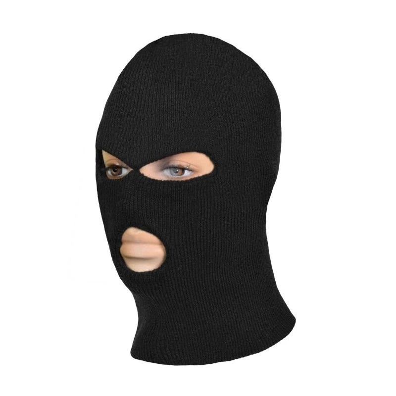 Cepure-maska Balaklava 3 caur. melna
