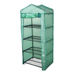 Siltumnīca Besk 69x49x160cm ar plauktiem