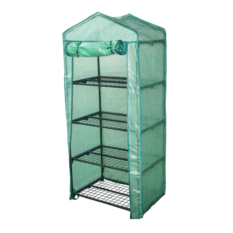 Siltumnīca Besk 69x49x160cm ar plauktiem