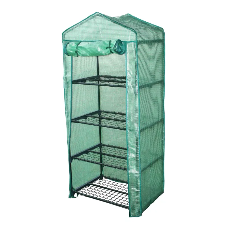 Siltumnīca Besk 69x49x160cm ar plauktiem