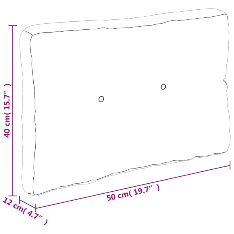 vidaXL palešu spilveni, 2 gab., rozā audums