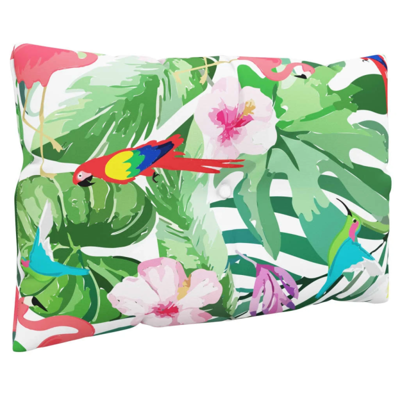 vidaXL palešu dīvānu matrači, 3 gab., krāsains audums