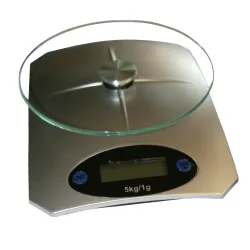 Svari virtuves digitālie 5kg balti-pelēki