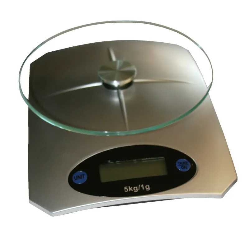 Svari virtuves digitālie 5kg balti-pelēki