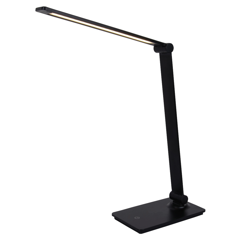 Galda lampa 6W LED melna