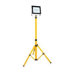 Prožektors LED 50W IP65 uz statīva, melns BESK