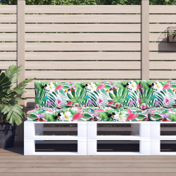 vidaXL palešu dīvānu matrači, 2 gab., krāsains audums