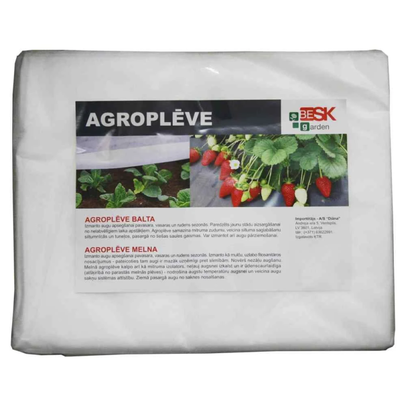 Agroplēve 3.2mx10m 17g-m2 balts