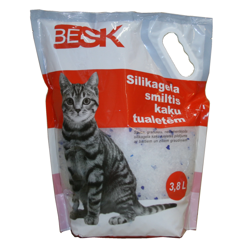 Smiltis kaķiem silikona 3.8l