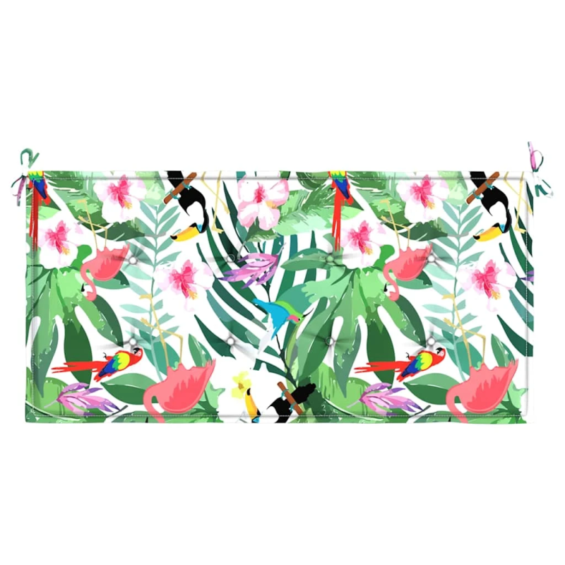 vidaXL dārza sola matracis, 100x50x4 cm, audums, daudzkrāsains