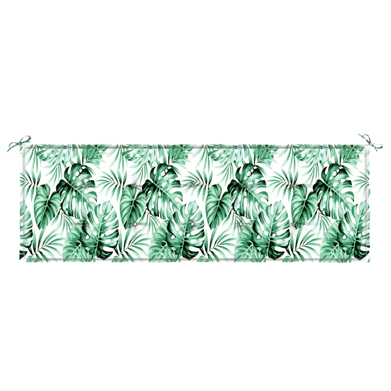 vidaXL Dārza solos spilvens Zaļa 150 x 50 x 4 cm Oksfordas audums