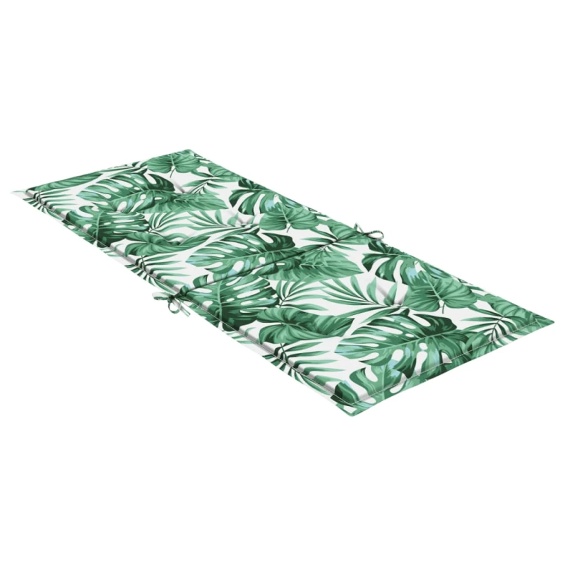 vidaXL krēslu spilveni, 6 gab., lapu apdruka, audums