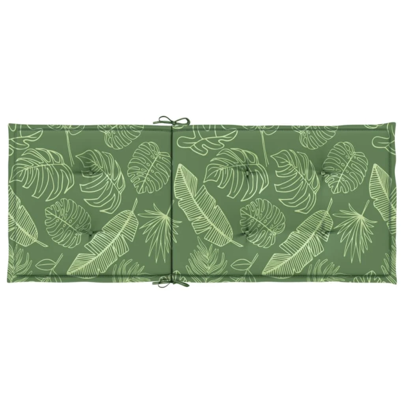 vidaXL krēslu spilveni, 6 gab., lapu apdruka, audums