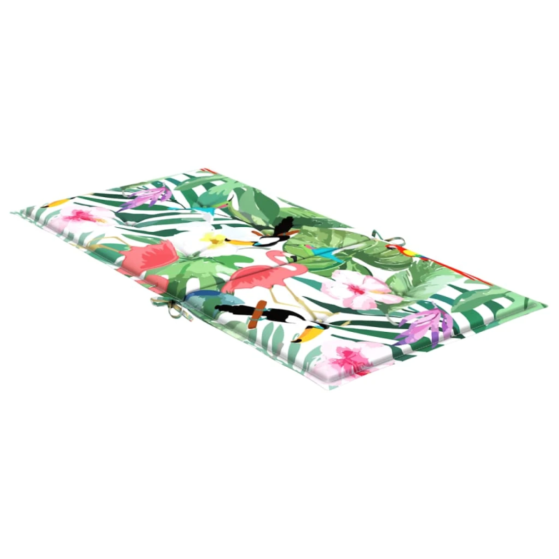 vidaXL krēslu matrači, 4 gab., krāsaini, audums